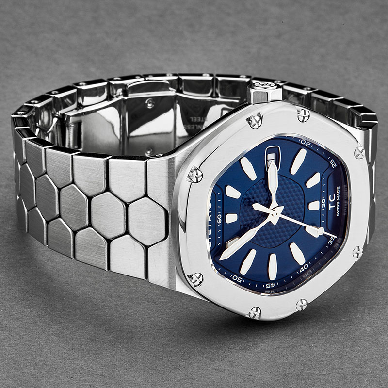 Dietrich Time Companion Men's Watch Model: TC SS BLUE